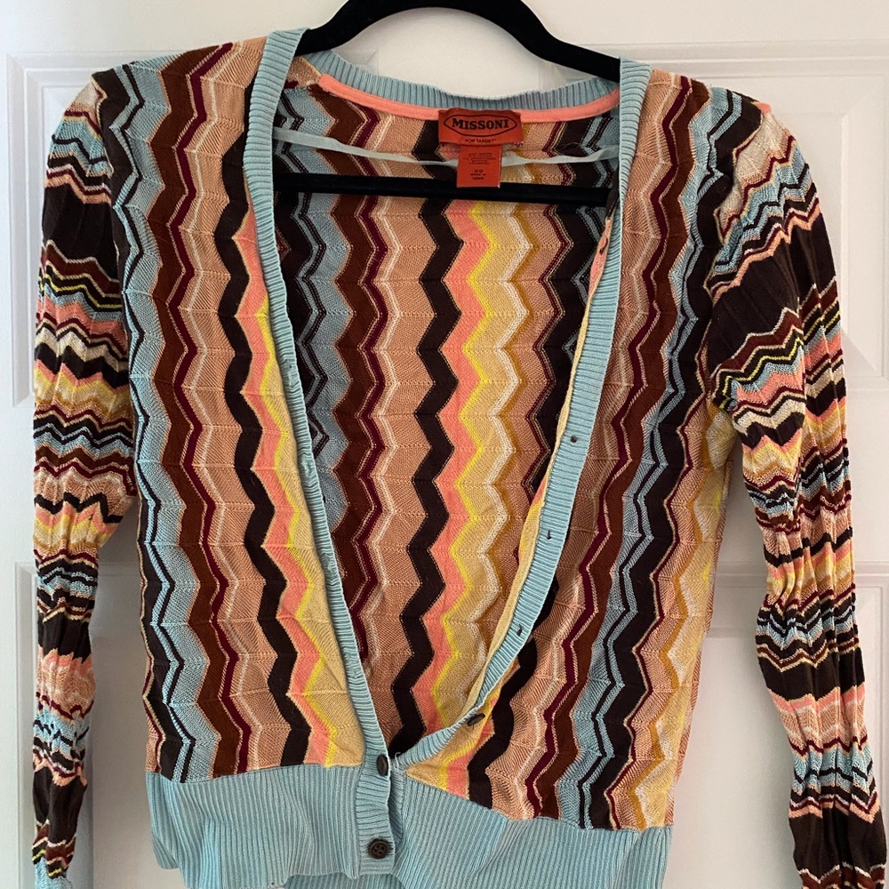 Missoni Designer Striped Sweater XS